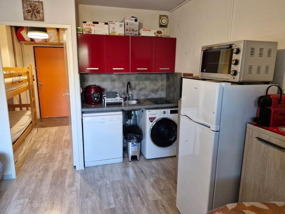 Appartement Au Pied Des Pistes La Joue du Loup Buitenkant foto